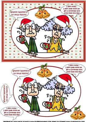 Stalla and Gus and Their Christmas Relations Quick Card