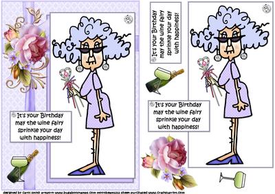 Stella and the Wine Fairy Quick Card
