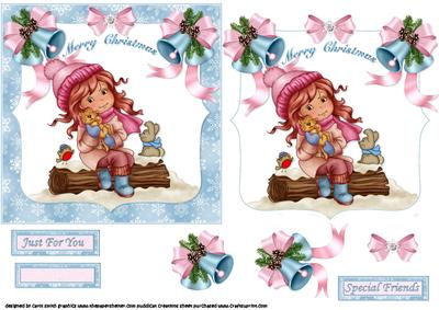 My Christmas Friends Quick Card