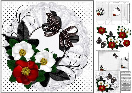 8x8 Beautiful Wild Roses Mini Kit