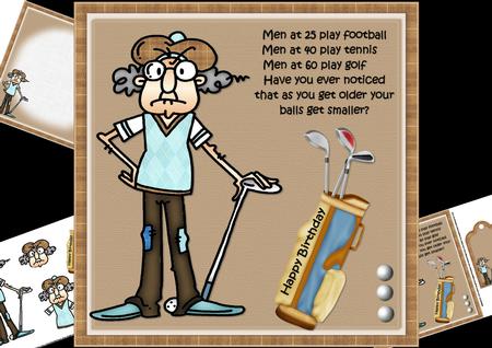 8x8 Gus and His Shrinking Balls, Golf That Is, Mini Kit