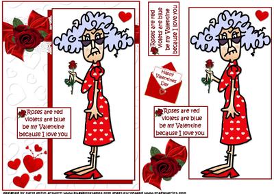 Stella Be My Valentine Quick Card