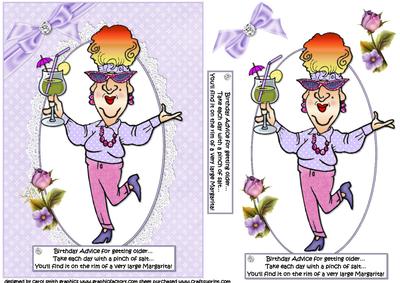 Edna Has Some Birthday Advice Quick Card