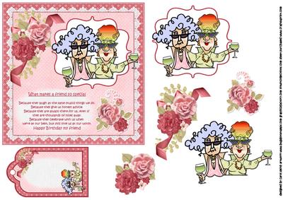 Stella and Her Special Friend Quick Card