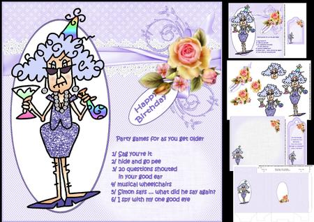 8x8 Stella Has Party Games for Getting Older Mini Kit