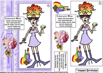Rita and Her Taste Buds at 40 Quick Card