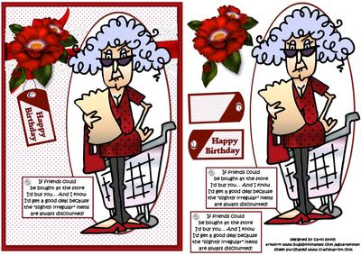 Stella Has a Discounted Friend Quick Card