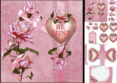 8x8 Love Cameo Roses Mini Kit