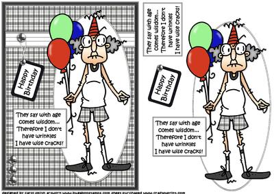 Gus Has Wise Cracks Quick Card