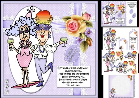 8x8 Stella and Edna Friends Mini Kit