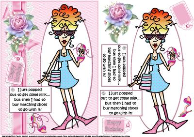 Rita Went Shopping for Milk Quick Card