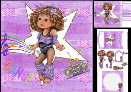 8x8 My Little Dance Star Mini Kit