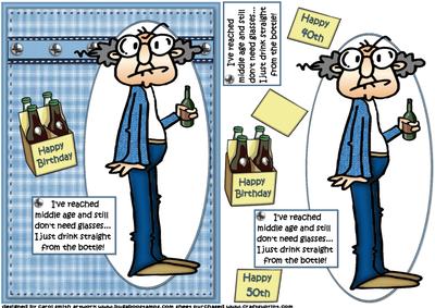 Gus in His Middle Age Quick Card