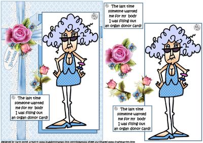Stella an Organ Donor Quick Card