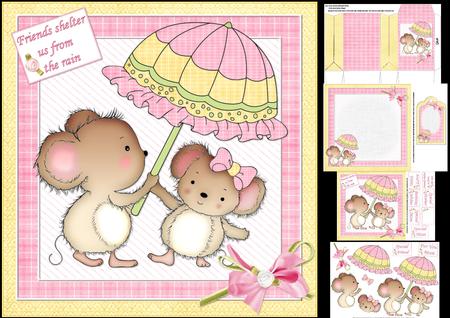 8x8 Friends Shelter Us from the Rain Mini Kit