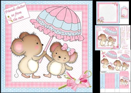 8x8 Friends Shelter Us from the Rain 2 Mini Kit