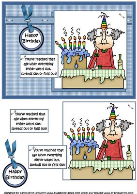 Gus Has Reached That Age Quick Card