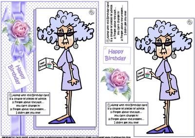 Stella Has Birthday Advice Quick Card