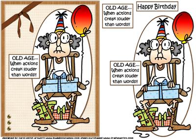 Gus About Old Age Quick Card