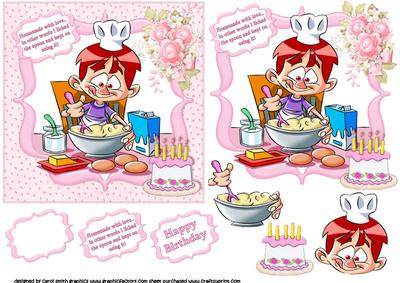 Birthday Cake Mede with Love