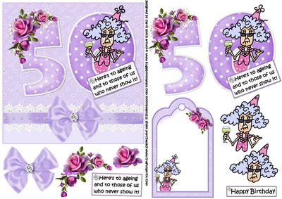 Stella Turning 50 Quick Card