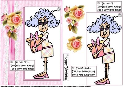 Stella's Not Old Quick Card
