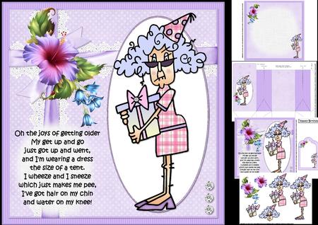 8x8 Stella the Joys of Getting Older Mini Kit