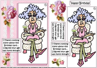 Stella There's Nothing Funny About This Card Quick Card