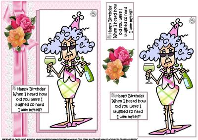 Stella Laughs at Your Age Quick Card