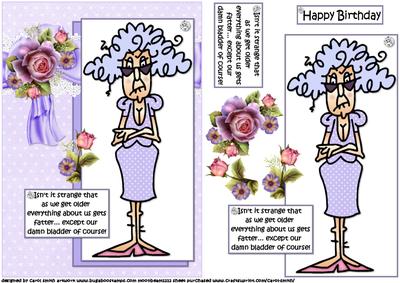 Stella as We Get Older Quick Card