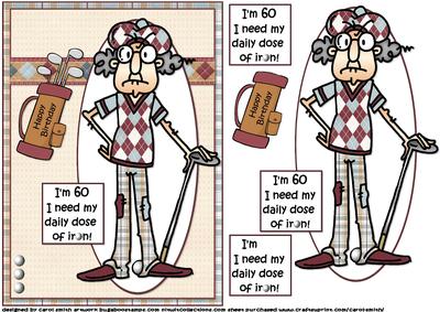 Gus Needs His Golf Quick Card