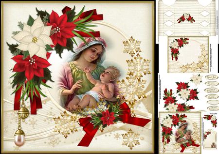 8x8 Blessed Nativity Gold Mini Kit