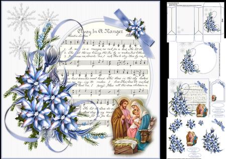 8x8 Away in a Manger Mini Kit