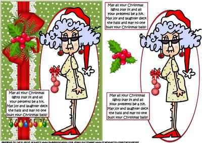 Stella Sending Christmas Wishes Quick Card