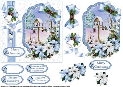 The Christmas Bird Feeder Quick Card