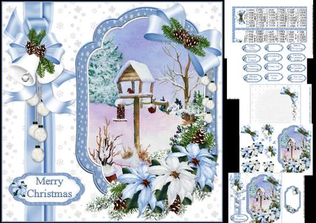 8x8 the Christmas Bird Feeder Mini Kit