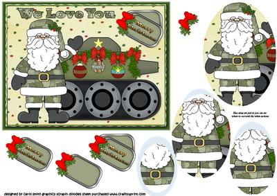 Christmas Love for the Troops Pyramid