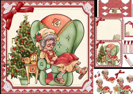 8x8 Waiting for Santa Mini Kit