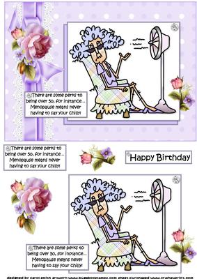 Stella is Never Chilly Quick Card