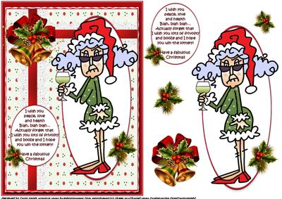 Stella Wishes You Peace for Christmas Quick Card