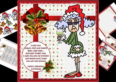 8x8 Stella Wishes You Peace for Christmas Mini Kit