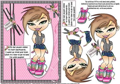 Teen Diva Starts Her Day Backwards