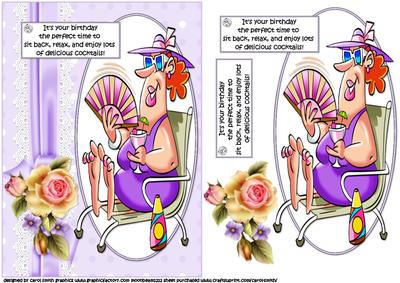 Tess Relax and Enjoy Your Birthday Quick Card