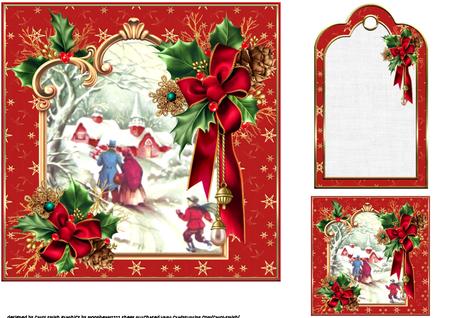 7x7 Framed Vintage Church Scene Mini Kit