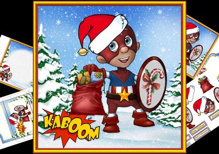 8x8 Super Boy Saves Christmas Mini Kit