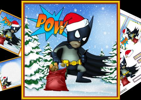 8x8 Bat Boy Saves Christmas Mini Kit