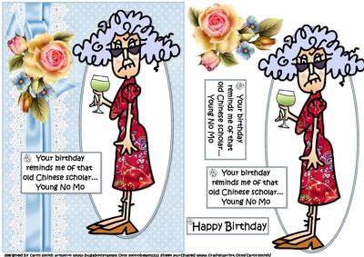 Stella Knows a Chinese Scholar Quick Card
