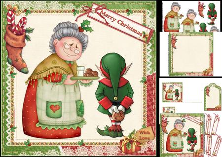 8x8 Mrs Claus and the Naughty Elf Mini Kit