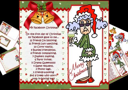 8x8 Stella's Facebook Christmas Mini Kit
