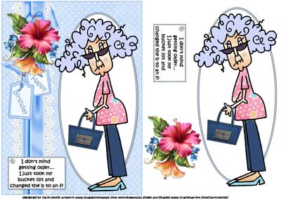 Stella and Her Bucket List Quick Card